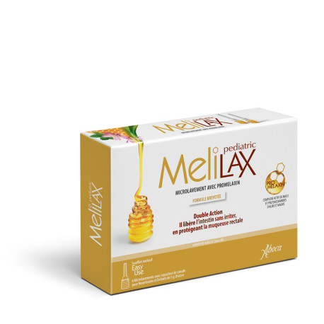 MELILAX Pediatric 6 Canules pour microlavement Aboca