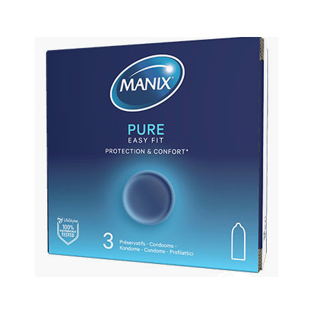 Préservatifs Pure Easy Fit Manix