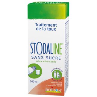 STODALINE Sirop Sans sucre 200 ml Boiron