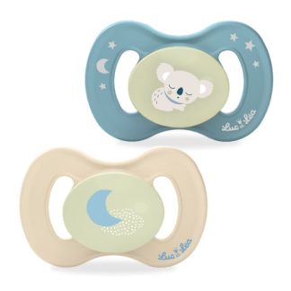 Sucettes anatomiques Duo Nuit Koala 6 à 18 mois Luc & Léa