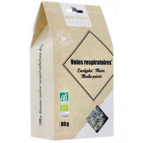 Tisane Voies respiratoires Bio 80g Nat&Form