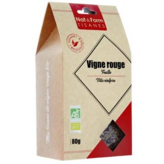 Vigne rouge BIO Feuilles 80 g Nat&Form