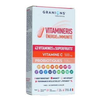 Таблетки Granions Vitamineris для энергии и иммунитета