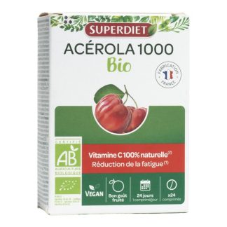 Жевательные таблетки Super Diet Acerola 1000 Organic