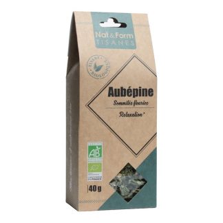 Nat et Form Органический травяной чай из боярышника в виде цветущих посыпок