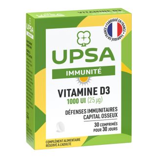 Таблетки UPSA Immunity Vitamin D3 1000 МЕ