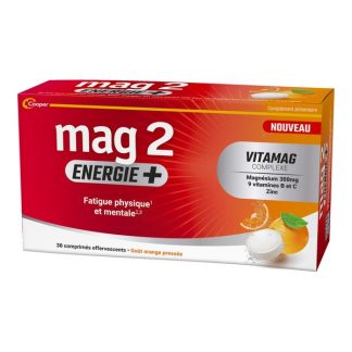 Шипучие таблетки Mag 2 Energy+