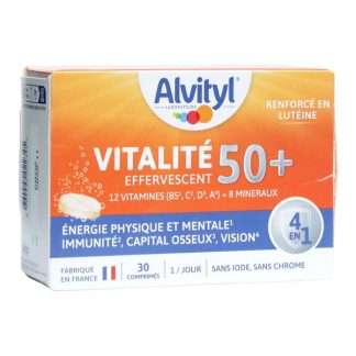 шипучие таблетки Alvityl Vitality 50+