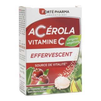 Шипучие таблетки Forté Pharma Acerola с витамином С