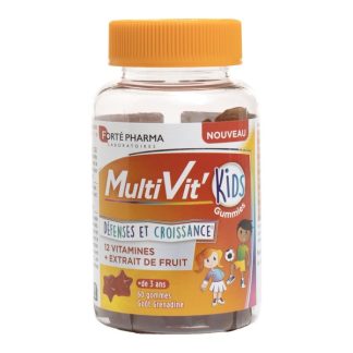 Жевательные витамины Forté Pharma MultiVit' Kids Defense and Growth