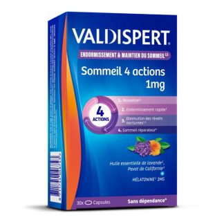 Капсулы Валдисперт Сон 4 действия, 1 мг