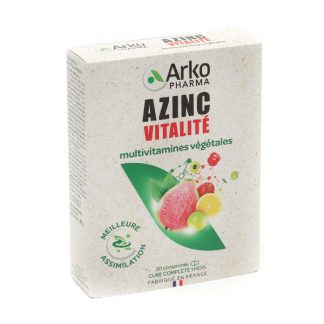 Растительные мультивитаминные таблетки Azinc Vitality