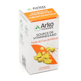 Капсулы Arkogélules с маслом печени трески