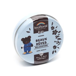 Биофлоральные жевательные конфеты с цветочными эссенциями Баха для детей, органические, для сладких снов.