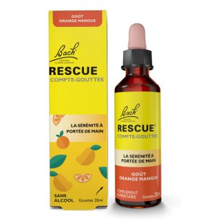 Спасательные капли Баха с цветочными эссенциями: апельсин и манго