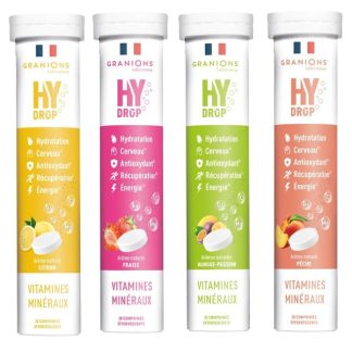 Таблетки Granions Hydrop, содержащие витамины и минералы.