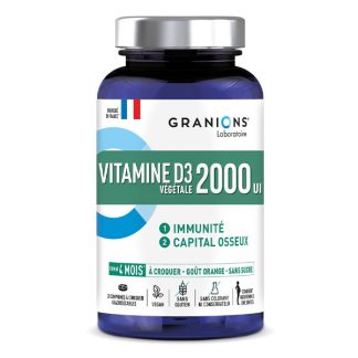 Гранионс Витамин D3 2000 МЕ жевательные таблетки