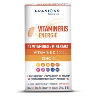 Шипучие таблетки Granions Vitamineris Energy