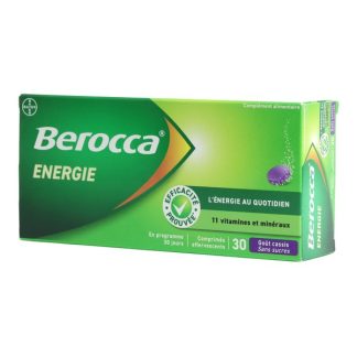 Шипучие таблетки Berocca Energy со вкусом черной смородины
