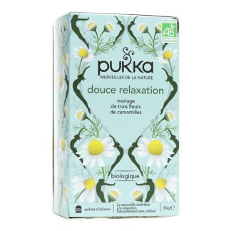 Органический травяной чай Pukka для мягкого расслабления в пакетиках