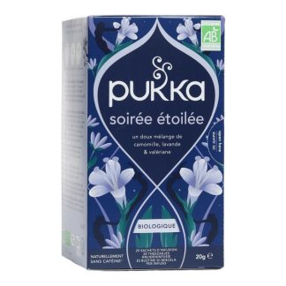 Пакетики органического травяного чая Pukka Звездная ночь
