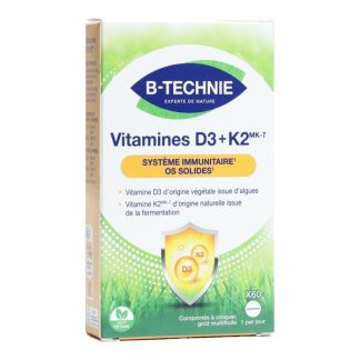 Жевательные таблетки Biotechnie Vitamins D3 + K2