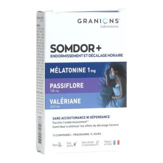Таблетки Granions Somdor+ Мелатонин 1 мг