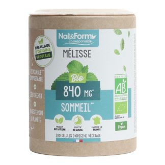 Nat et Form Экологически ответственные капсулы с органической мелиссой