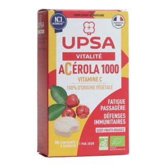 Жевательные таблетки UPSA Vitality Acerola 1000 Organic