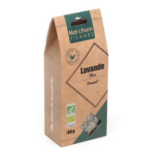 Натуральный органический травяной чай с цветками лаванды Nat et Form
