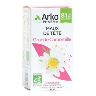 Капсулы Arkogélules Organic Feverfew