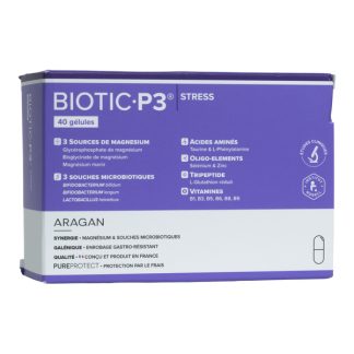 Капсулы Aragan Biotic P3 для снятия стресса