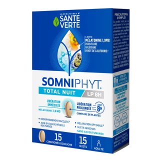 Santé Verte Somniphyt Total Nuit LP 8H 1,9 мг таблетки