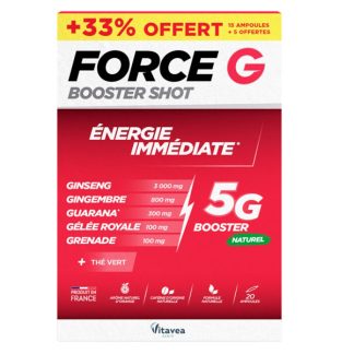 ампулы для инъекций Vitavea Force G Booster Shot