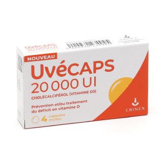УвеКАПС 20 000 МЕ мягкие капсулы