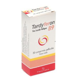 Таблетка железа Тардиферон B9